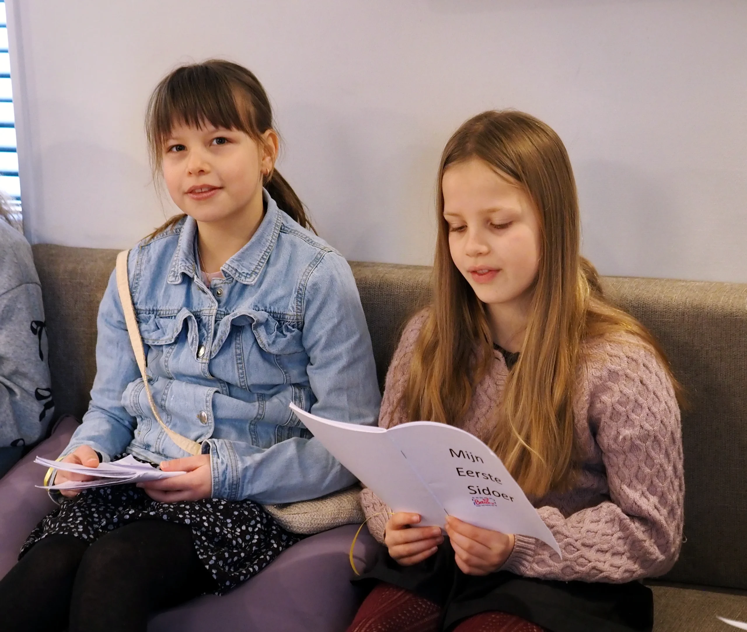 Kinderen op Joodse les